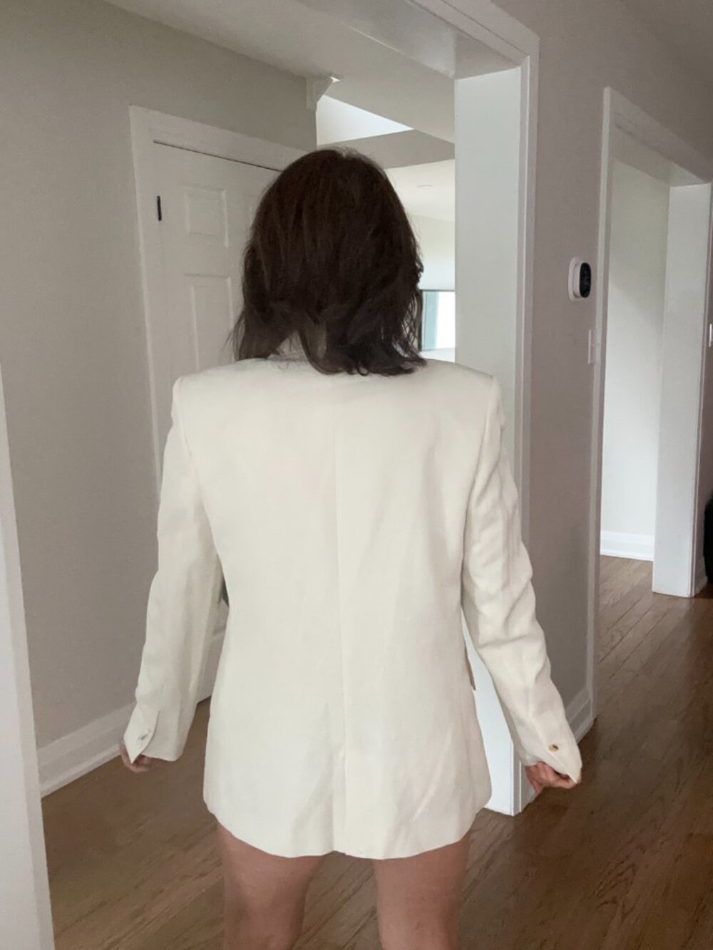 Marciano White Double-Breasted Blazer Size 4 NWT - Picture 3 of 5